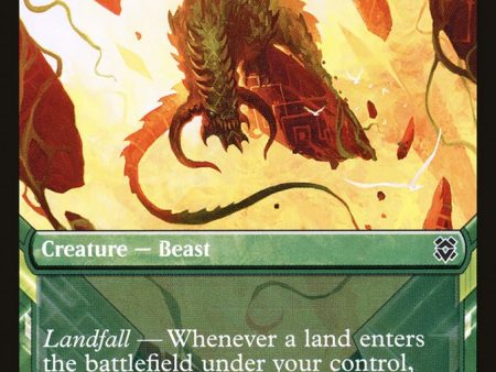 Canopy Baloth (Showcase) [Zendikar Rising] on Sale