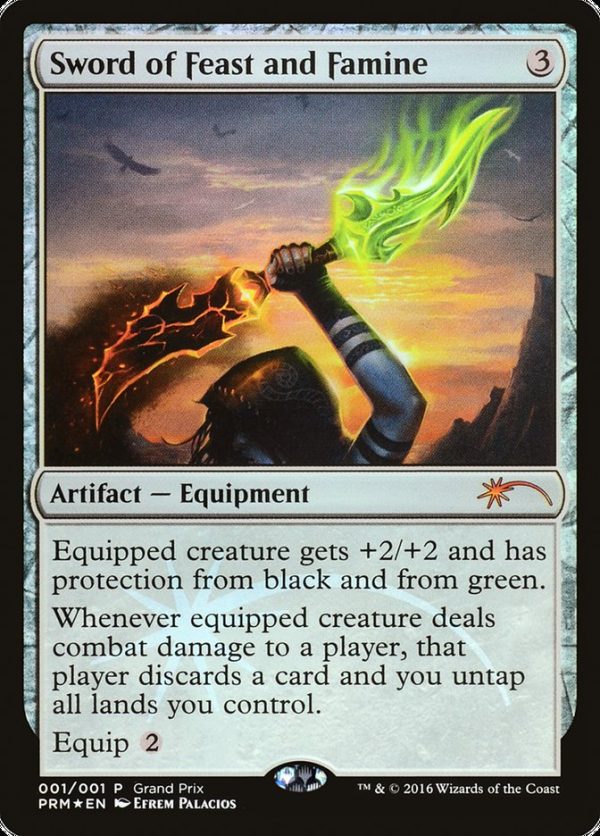 Sword of Feast and Famine [Grand Prix Promos] For Discount