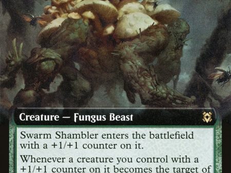 Swarm Shambler (Extended Art) [Zendikar Rising] For Cheap