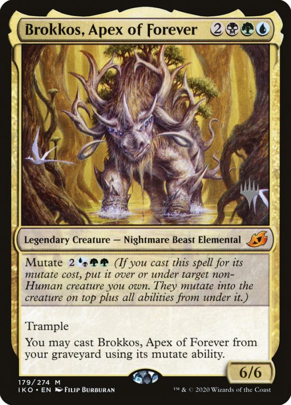 Brokkos, Apex of Forever (Promo Pack) [Ikoria: Lair of Behemoths Promos] For Discount