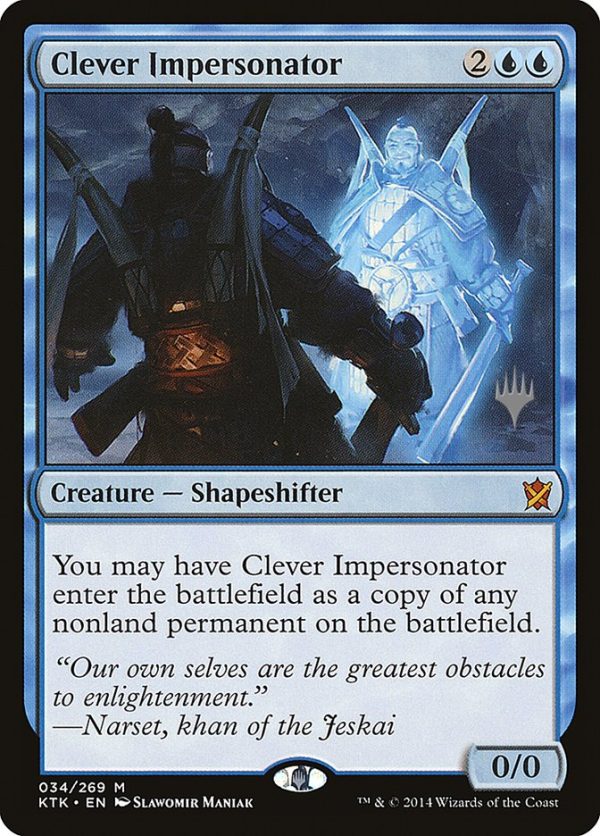 Clever Impersonator (Promo Pack) [Khans of Tarkir Promos] Supply