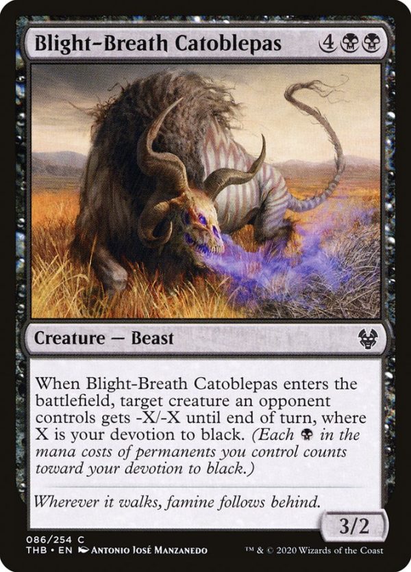 Blight-Breath Catoblepas [Theros Beyond Death] Discount