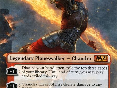 Chandra, Heart of Fire (Borderless) [Core Set 2021] For Discount