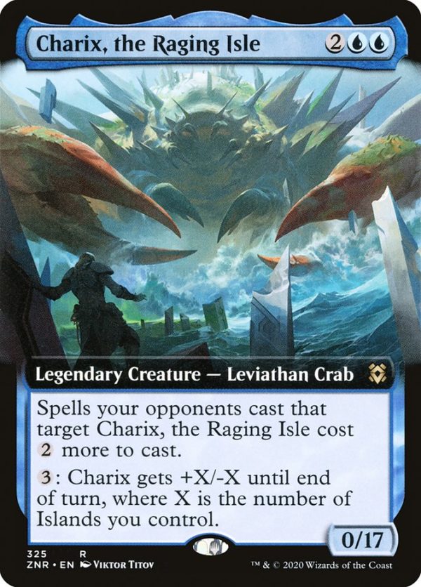 Charix, the Raging Isle (Extended Art) [Zendikar Rising] on Sale