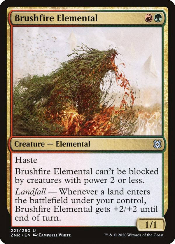 Brushfire Elemental [Zendikar Rising] Online Hot Sale