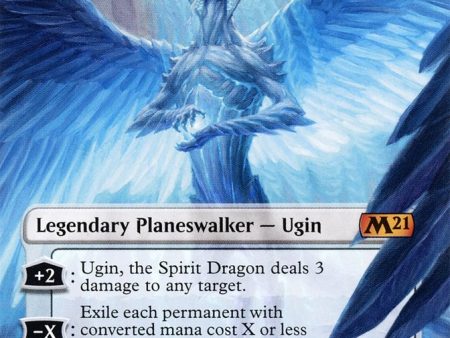 Ugin, the Spirit Dragon (279) (Borderless) [Core Set 2021] on Sale