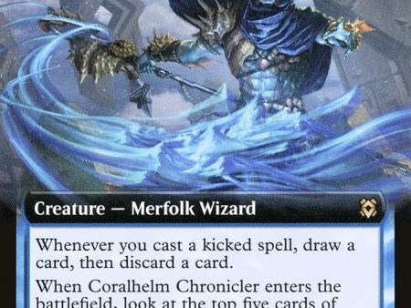 Coralhelm Chronicler (Extended Art) [Zendikar Rising] Online