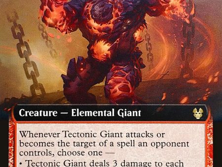 Tectonic Giant (Extended Art) [Theros Beyond Death] Supply