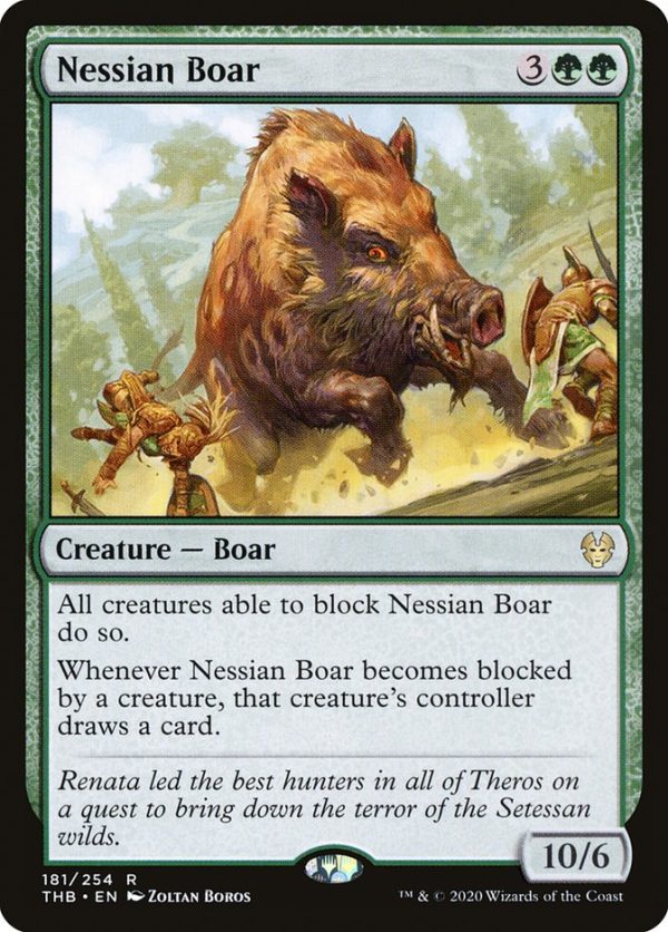 Nessian Boar [Theros Beyond Death] Online Hot Sale