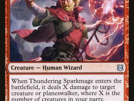 Thundering Sparkmage [Zendikar Rising] on Sale