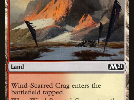 Wind-Scarred Crag [Core Set 2021] on Sale