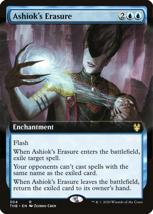 Ashiok s Erasure (Extended Art) [Theros Beyond Death] For Sale