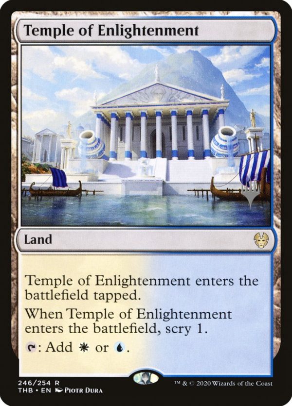 Temple of Enlightenment (Promo Pack) [Theros Beyond Death Promos] Supply