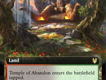 Temple of Abandon (Extended Art) [Theros Beyond Death] Sale