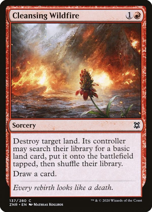 Cleansing Wildfire [Zendikar Rising] on Sale