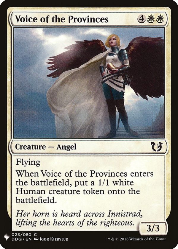 Voice of the Provinces [Mystery Booster] For Discount