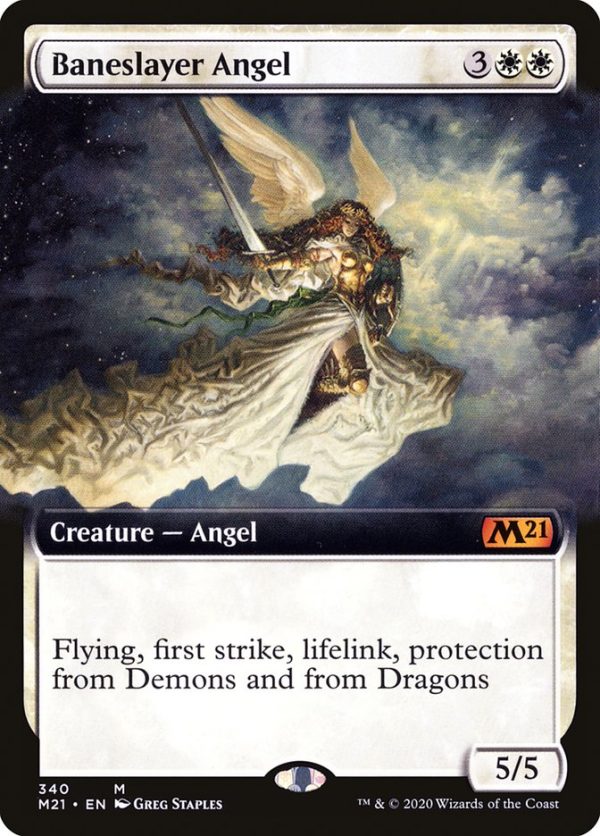 Baneslayer Angel (Extended Art) [Core Set 2021] Cheap