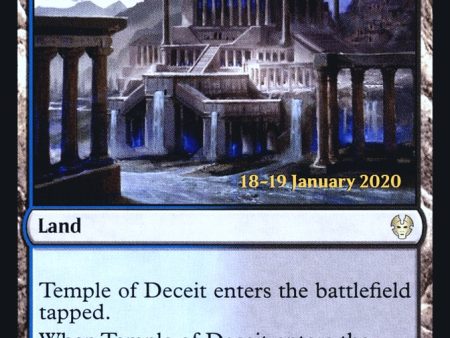 Temple of Deceit [Theros Beyond Death Prerelease Promos] Supply