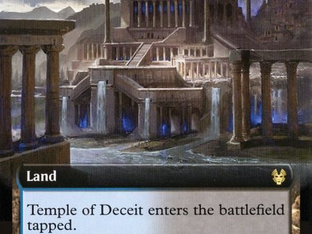 Temple of Deceit (Extended Art) [Theros Beyond Death] For Discount