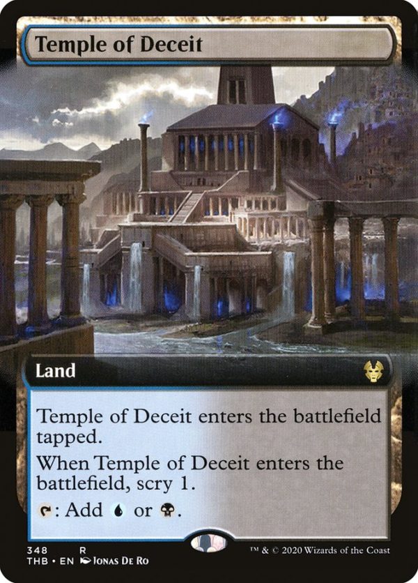 Temple of Deceit (Extended Art) [Theros Beyond Death] For Discount