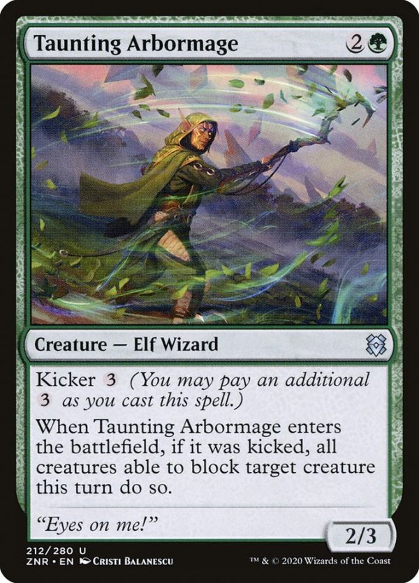 Taunting Arbormage [Zendikar Rising] Discount