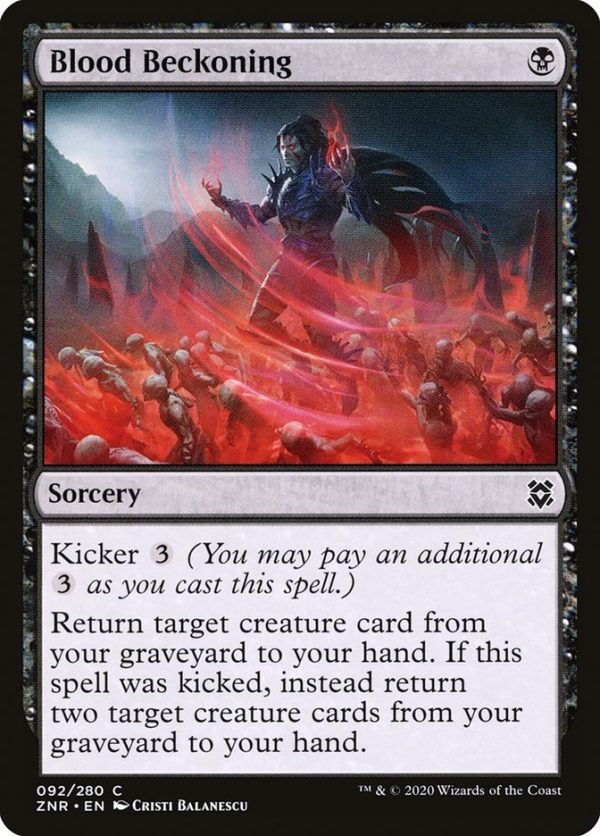 Blood Beckoning [Zendikar Rising] Hot on Sale