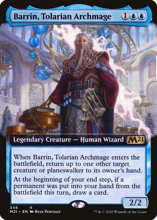 Barrin, Tolarian Archmage (Extended Art) [Core Set 2021] Online now