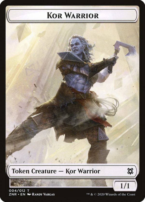 Kor Warrior Token [Zendikar Rising Tokens] Online