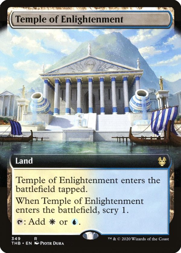 Temple of Enlightenment (Extended Art) [Theros Beyond Death] For Sale