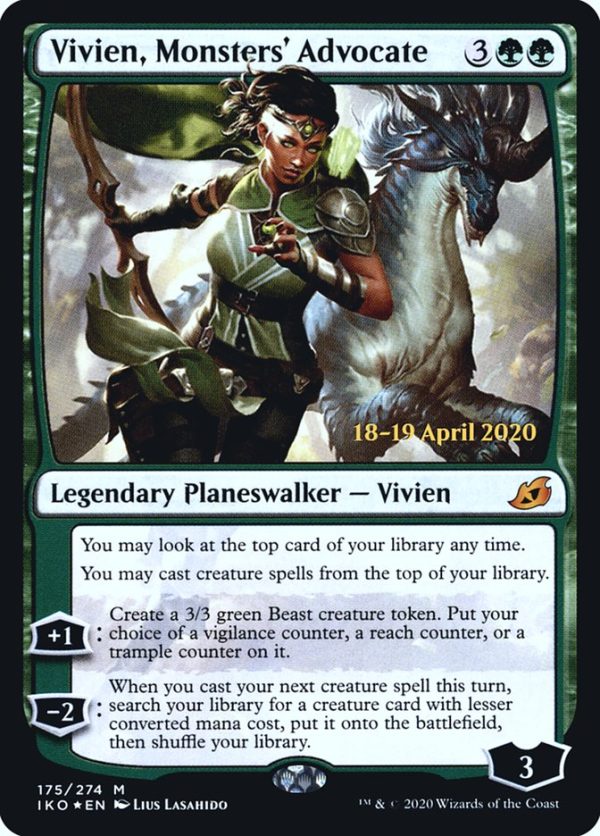 Vivien, Monsters  Advocate [Ikoria: Lair of Behemoths Prerelease Promos] Online