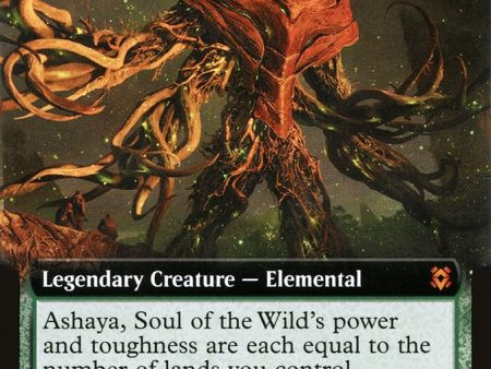 Ashaya, Soul of the Wild (Extended Art) [Zendikar Rising] For Discount