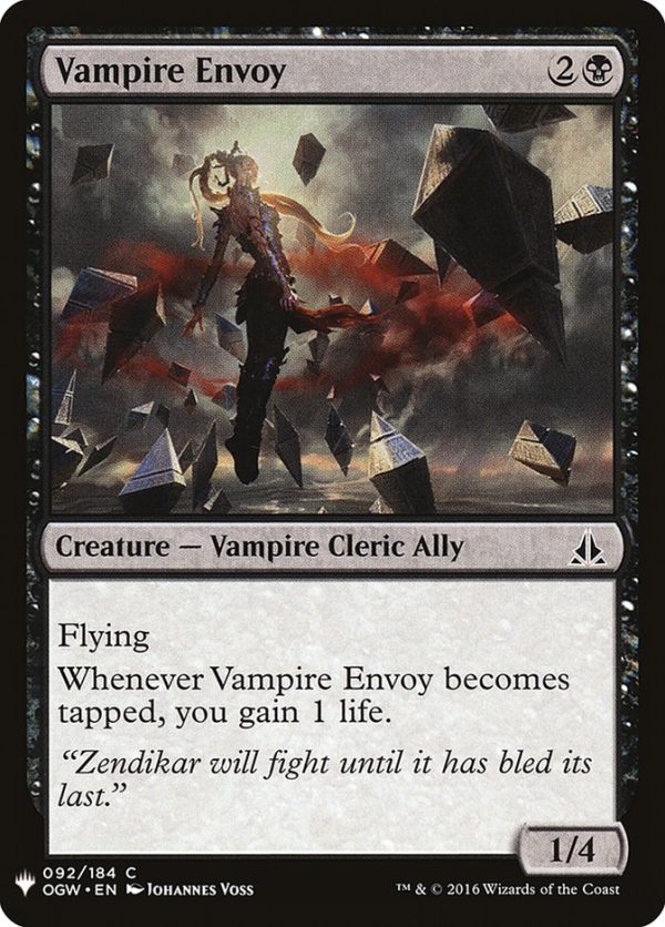 Vampire Envoy [Mystery Booster] Online Sale