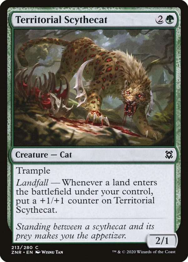 Territorial Scythecat [Zendikar Rising] Hot on Sale