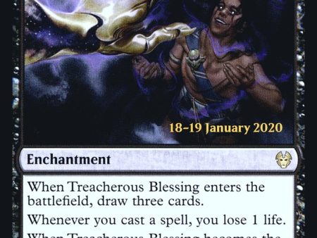 Treacherous Blessing [Theros Beyond Death Prerelease Promos] For Sale