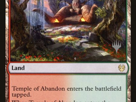 Temple of Abandon (Promo Pack) [Theros Beyond Death Promos] For Sale