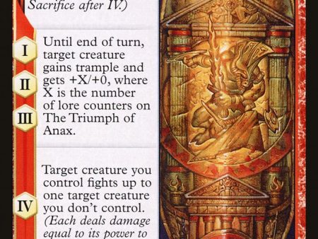 The Triumph of Anax [Theros Beyond Death] For Cheap