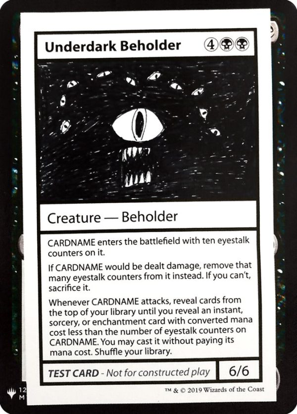 Underdark Beholder [Mystery Booster Playtest Cards] Hot on Sale