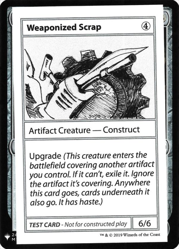 Weaponized Scrap [Mystery Booster Playtest Cards] For Discount