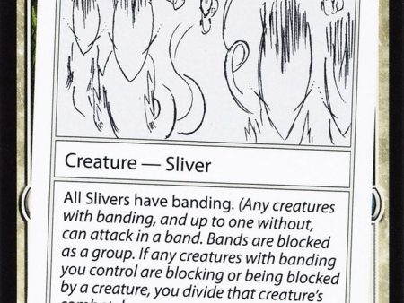 Banding Sliver [Mystery Booster Playtest Cards] Online now