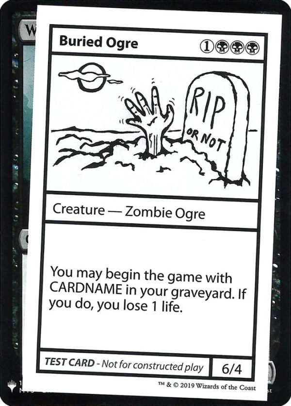 Buried Ogre [Mystery Booster Playtest Cards] Online now